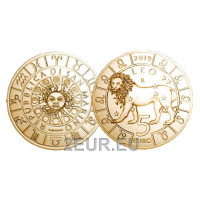 San Marino 5 euro UNC 2019 - "Tähtkujud - Lõvi"