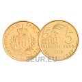 San Marino 5 euro UNC 2019 - "5G Mobile Network"