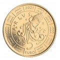 San Marino 5 euro UNC 2021 - "Zodiac Aquarius"