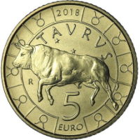 San Marino 5 euro UNC 2018 – "Sõnn"