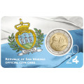 San Marino 2 EURO BU 2024 - Flag of the Republic of San Marino