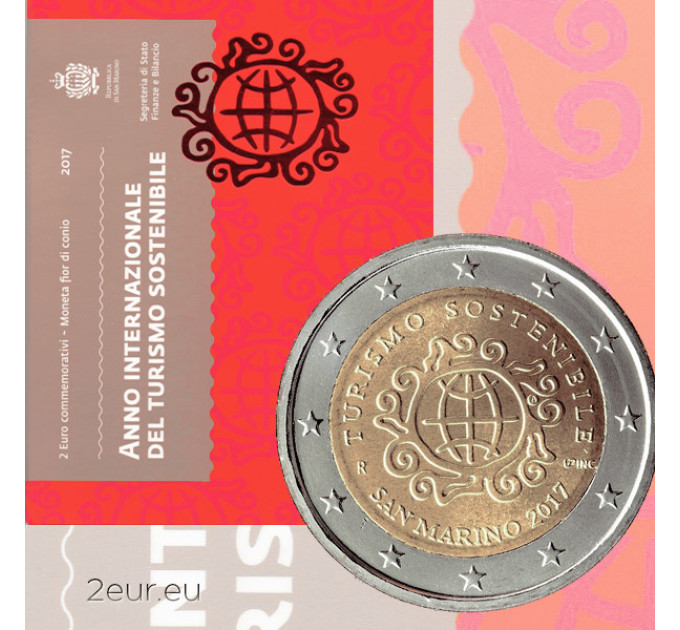 San Marino 2 euro BU 2017 - International Year of Sustainable Tourism