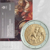 San Marino 2 eurot BU 2018 – Jacopo Tintoretto 500. sünniaastapäev