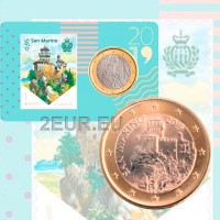 San Marino 2019 - 1€ BU C/C №3 + Tempel