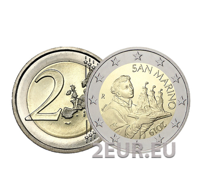 San Marino 2 Euro UNC 2019
