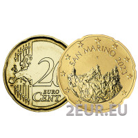 San Marino 20 senti UNC 2023