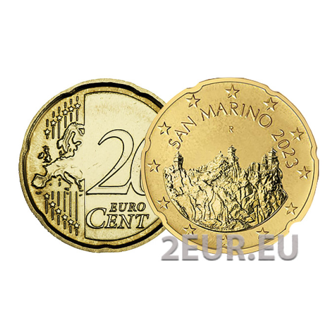 San Marino 20 Cent UNC 2023