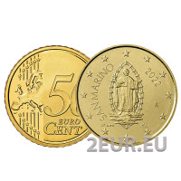 San Marino 50 senti UNC 2022