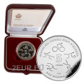 San Marino 5 euro proof 2017 - Games of the Small States of Europe in San Marino