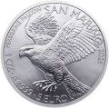 San Marino 5 euro BU 2026 - Peregrine Falcon