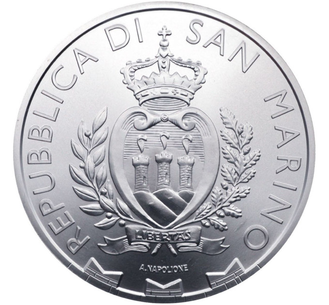 San Marino 5 euro BU 2026 - Peregrine Falcon