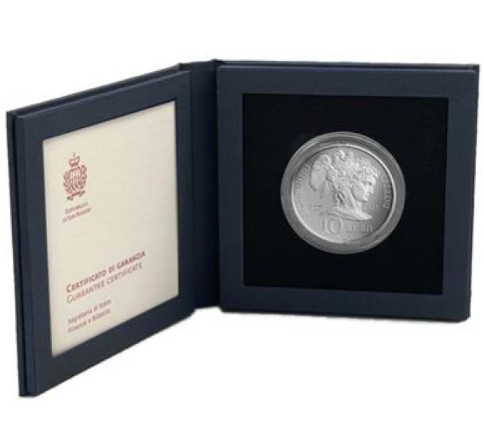 San Marino 10 euro proof 2021 - 450th Anniversary of the Death of Benvenuto Cellini