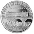 San Marino 10 euro proof 2023 - 15th Anniversary of the inclusion of the San Marino Old Town and Mount Titano in the UNESCO World Heritage List