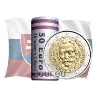 Slovakkia 2 eurot UNC rulli 2015 – Ludovit Stur