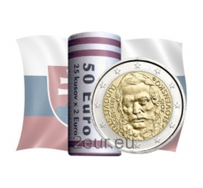 Slovakia 2 euro UNC roll 2015 - Ludovit Stur