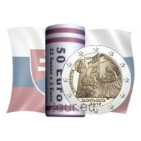 Slovakkia 2 eurot UNC rulli 2017 – Univerzita Istropolitana
