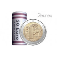 Slovakkia 2 eurot UNC rulli 2018 – Slovakkia Vabariigi 25. aastapäev
