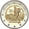 Slovakia 2 euro UNC roll 2025 - 100 years since the first European Ice Hockey Championship