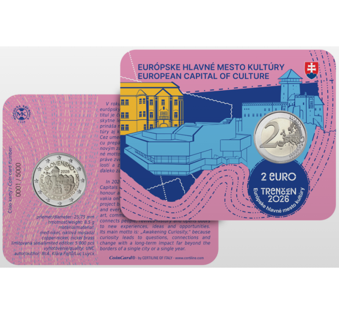 Slovakia 2 euro BU 2026 - Trencin