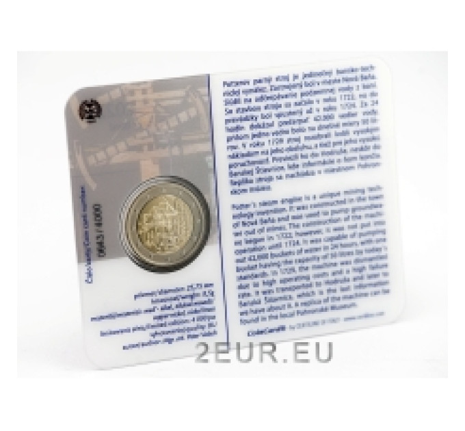 Slovakia 2 euro BU 2022 - 300th Anniversary of the Construction of Continental Europe’s First Atmospheric Steam Engine for Draining Mines