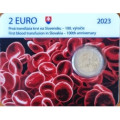 Slovakia 2 euro BU 2023 - 100th Anniversary of the First Blood Transfusion in Slovakia