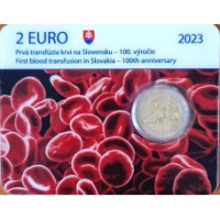 Slovakkia 2 eurot BU 2023 – 100. aastapäev esimesest vereülekandest Slovakkias  