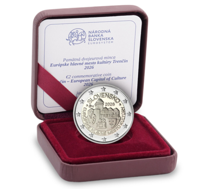 Slovakia 2 Euro proof 2026 - Trencin