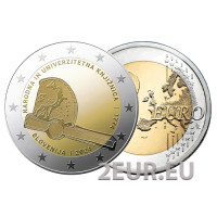 Sloveenia 2 eurot UNC 2024 - Rahvus- ja ülikooliraamatukogu 250. aastapäev