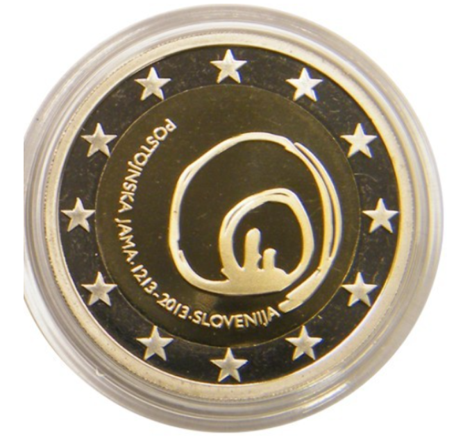 Slovenia 2 euro proof 2013 - 800th Anniversary of the First Visit to the Postojna Caves