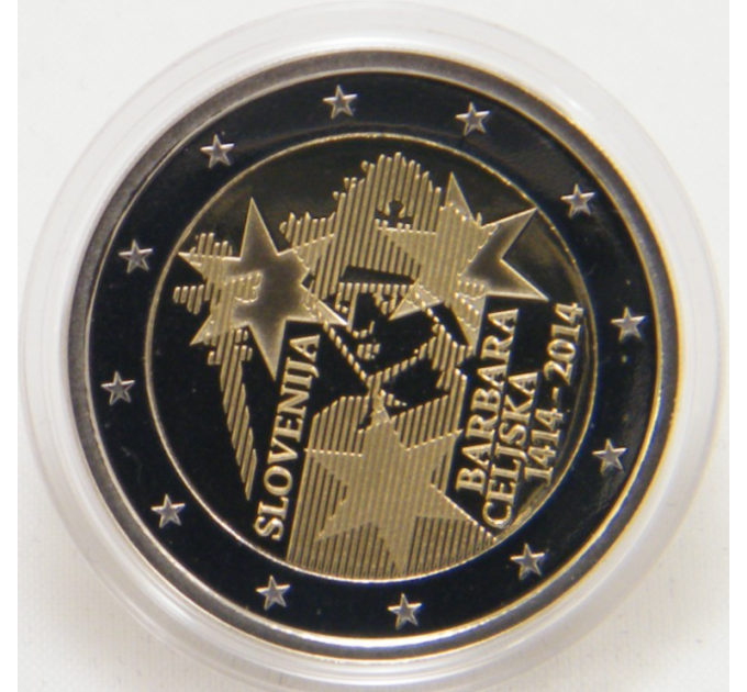 Slovenia 2 euro proof 2014 - 600th Anniversary Since the Coronation of Barbara of Celje