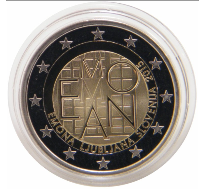 Slovenia 2 euro proof 2015 - 2000th Anniversary of the Founding of Emona - Ljubljana