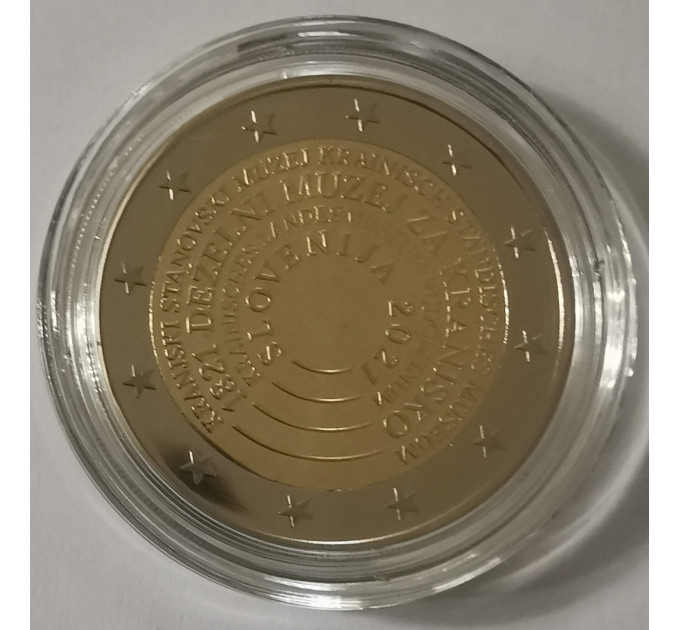 Slovenia 2 euro proof 2021 - 200 years of the National Museum of Slovenia
