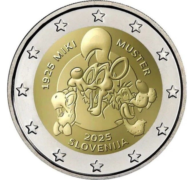 Slovenia 2 euro proof 2025 - MIKI MUSTER