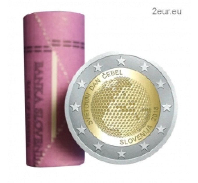 Slovenia 2 euro Roll 2018 - World Bee Day