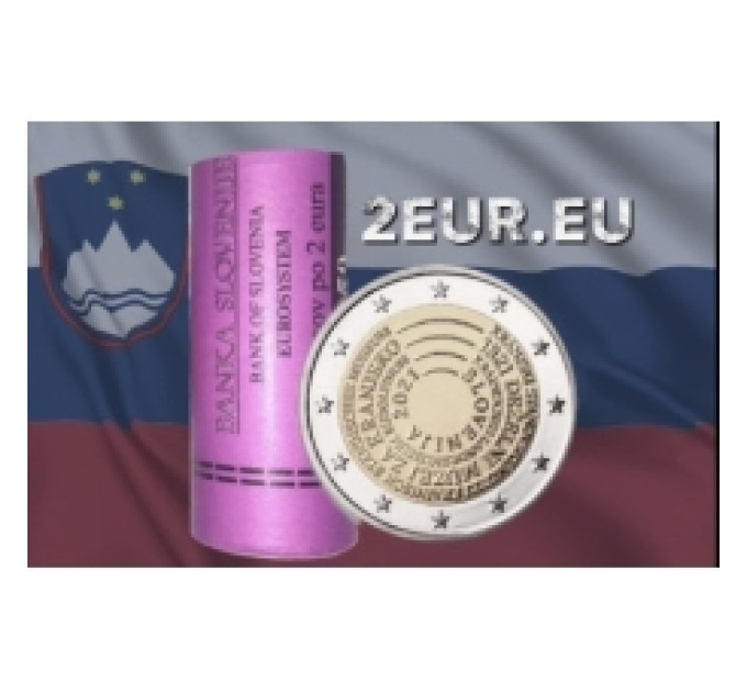 Slovenia 2 euro Roll 2021 - 200 years of the National Museum of Slovenia