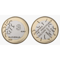 Slovenia 3 euro UNC 2025 - Nova Gorica – Gorizia