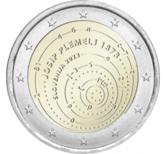 Slovenia 2 euro UNC 2023 - 150th anniversary of the birth of Josip Plemle