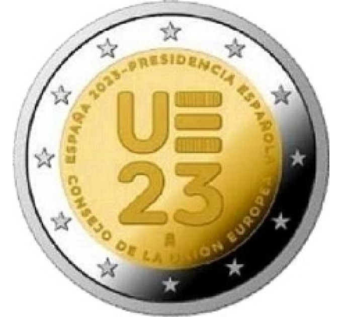 Spain 2 euro UNC 2023 - Spanish Presidency of the Council of the EU