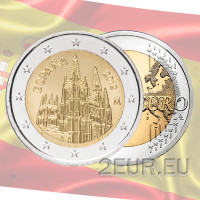 Hispaania 2 eurot rulli 2012 – Burgose katedraal