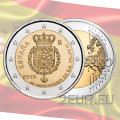 Spain 2 euro UNC 2018 - 50th Birthday of Felipe VI of Spain