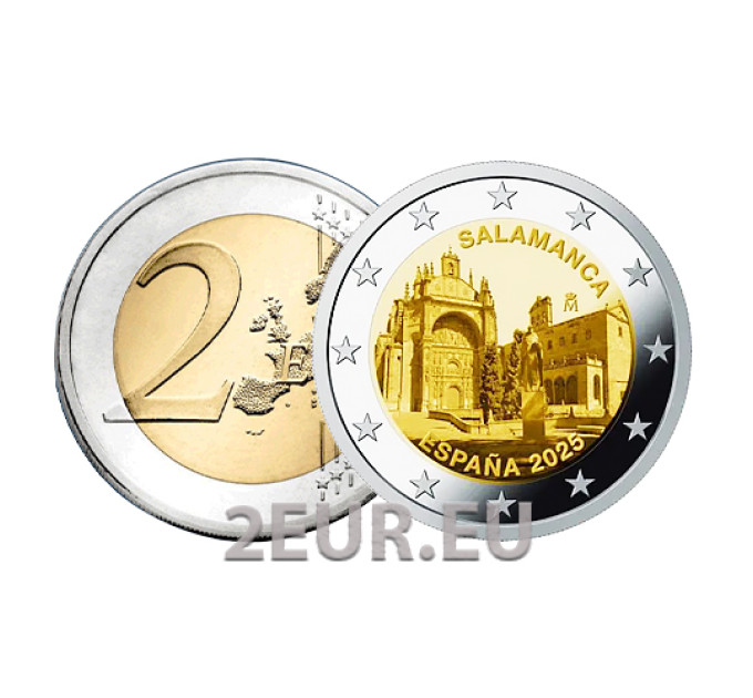 Spain 2 euro UNC 2025 - Old Town of Salamanca