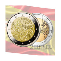 Hispaania 2 eurot UNC 2022 – Garajonay rahvuspark