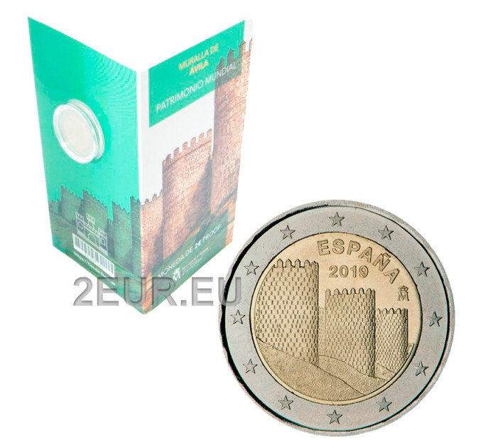 Spain 2 euro proof 2019 -  The Old Town of Avila