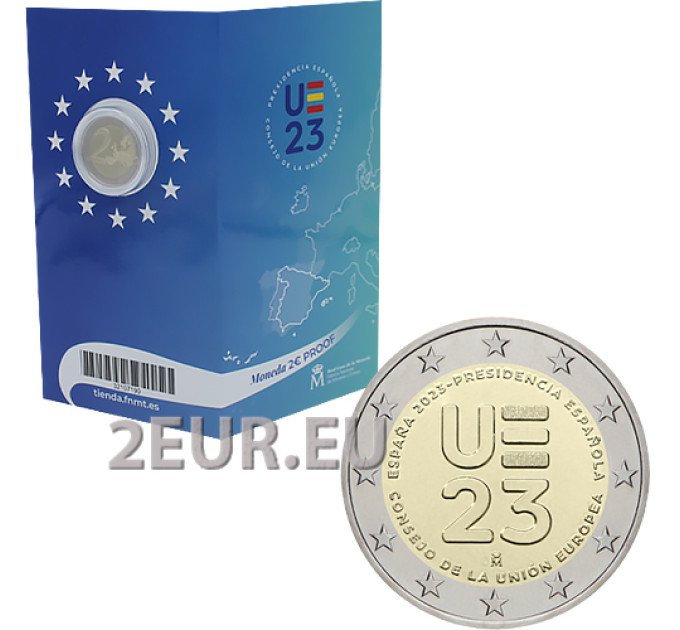 Spain 2 euro proof 2023 - Spanish Presidency of the Council of the EU
