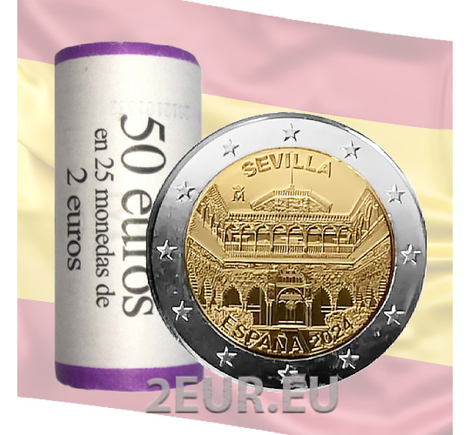 Spain 2 euro roll 2024 - Seville Cathedral