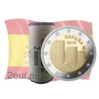 Hispaania 2 eurot rulli 2019 - Avila vanalinn