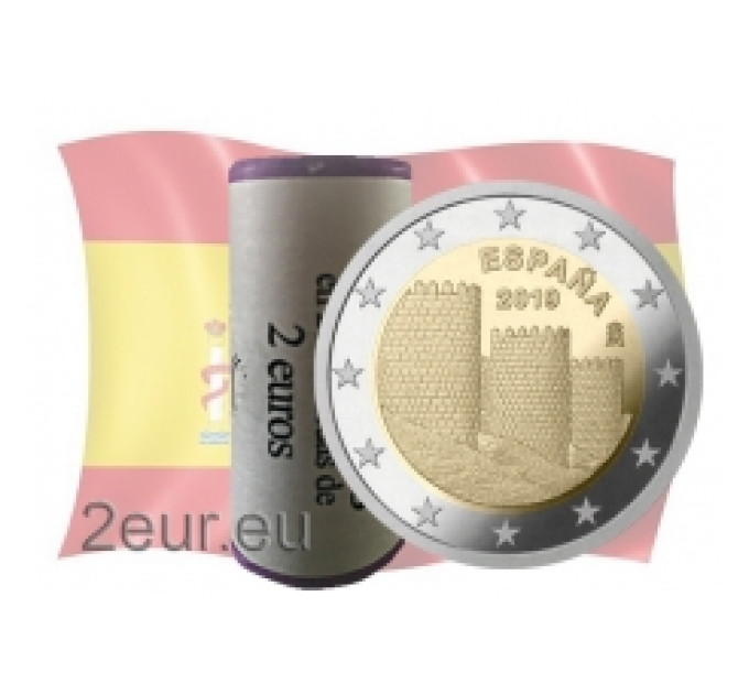 Spain 2 euro roll 2019 - Avila Old Town