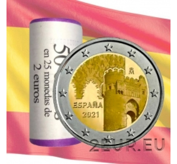 Spain 2 euro roll 2021 - Historic City of Toledo