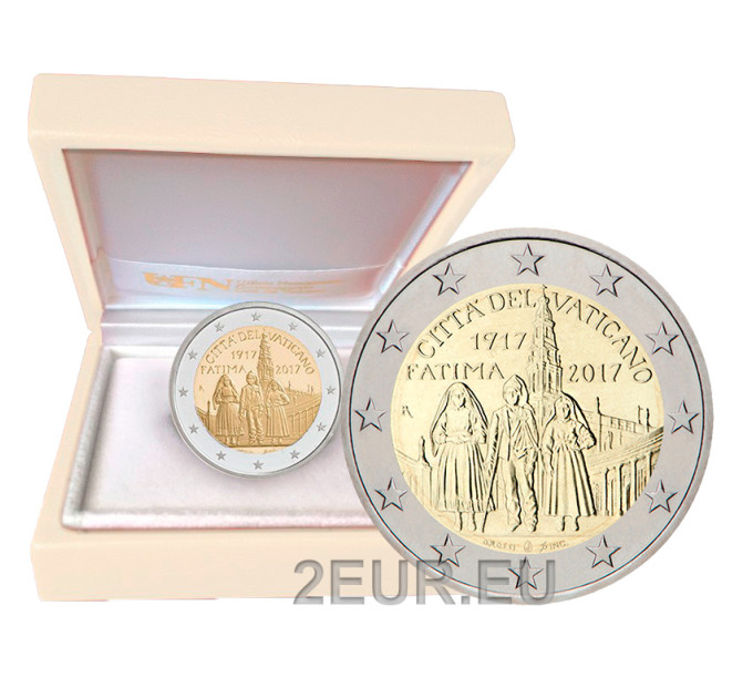 Vatican 2 euro proof 2017 - Centenary of the Marian Apparitions of Fatima