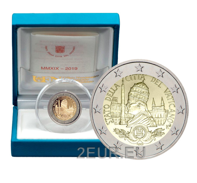 Vatican 2 euro proof 2019 - 90th Anniversary of the Foundation of the Vatican City State